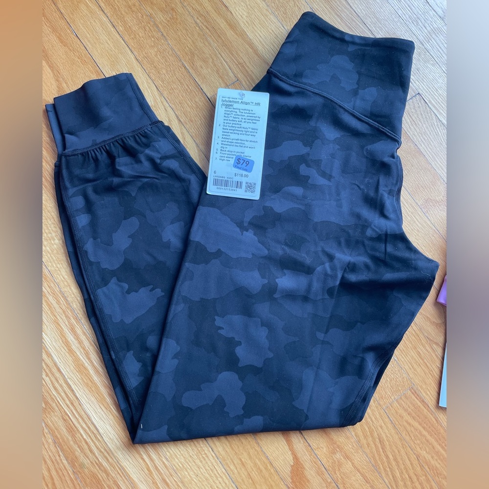 New with tag Lululemon high rise align joggers